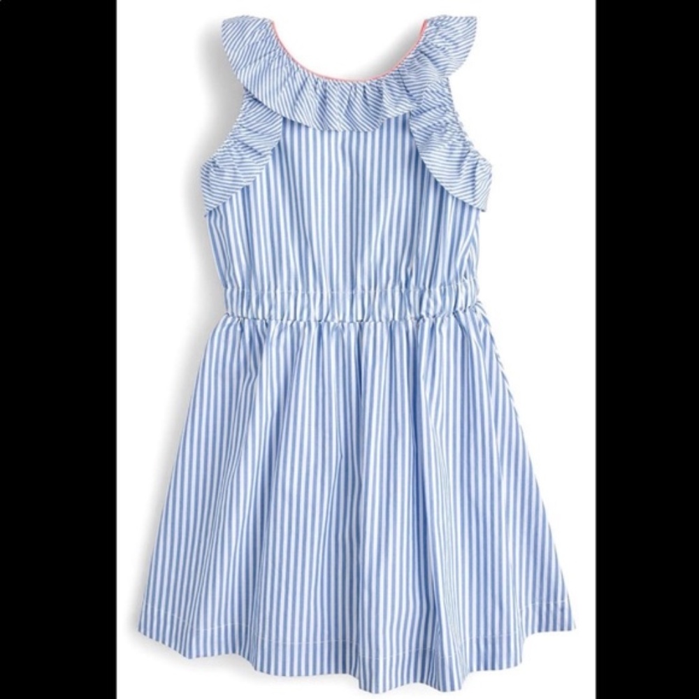 Crew Cuts/J.Crew blue and white dress size 8